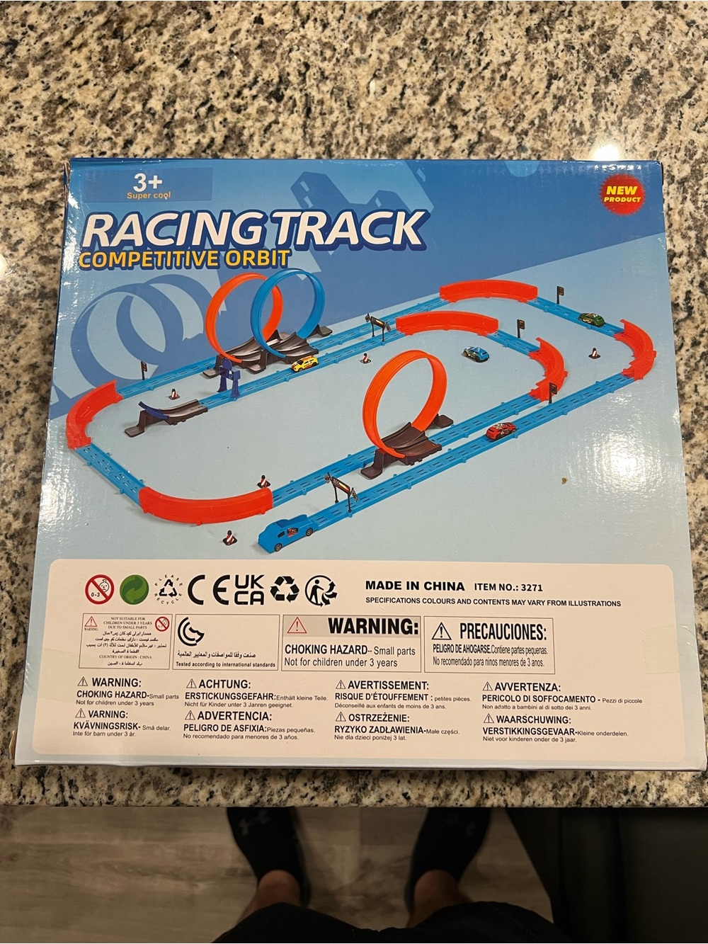 Racing Track Competitive Orbit 3-Loop Set - - Picture 2 of 2